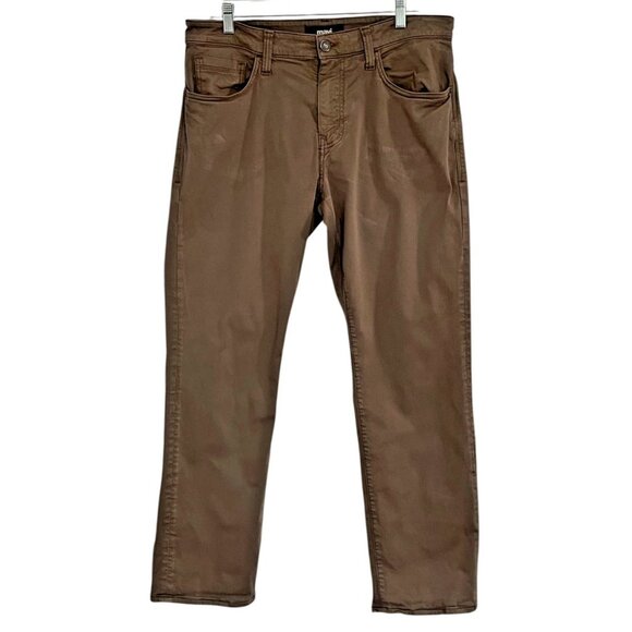 Mavi Brown Matt Relaxed Straight Leg Pants SIZE-34/32 - Picture 1 of 11